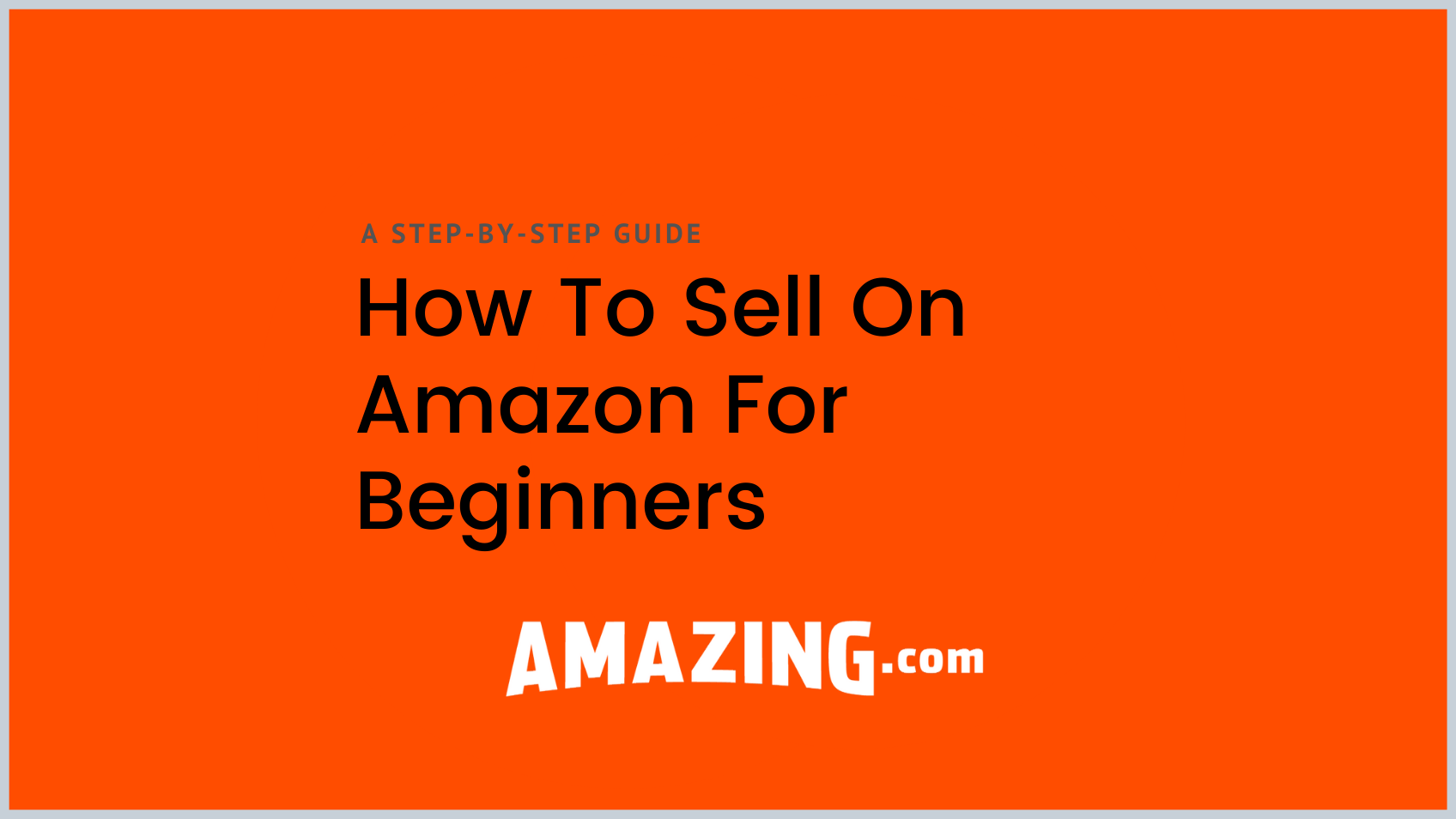 How to sell on   A guide for beginners